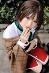  cosplay kanon kipi-san misaka_shiori photo school_uniform shall shawl short_hair thigh-highs 