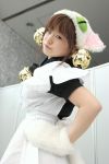  animal_ears apron bells cat_ears cosplay dejiko di_gi_charat maid maid_uniform paws takatsuki_rimi 