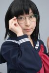  awatsuki_anzu cosplay glasses ichigo_100 photo school_uniform toujou_aya 