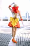  aino_minako bishoujo_senshi_sailor_moon blonde_hair cosplay high_heels mizuhara_arisa sailor_venus 
