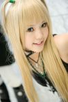  amane_misa blonde_hair choker cosplay death_note kipi-san photo twintails 