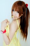   bare_shoulders choker cosplay dress kipi-san long_hair neon_genesis_evangelion photo souryuu_asuka_langley twintails  