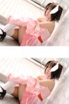  apron cosplay hair_ribbons hinomori_mina kipi-san photo pia_carrot pouty_face thigh-highs twintails waitress waitress_uniform 