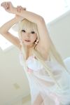  blonde_hair chii chobits cosplay kipi-san lingerie persocom photo twintails 