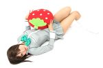  cosplay ichigo_100 kipi-san kneehighs photo school_uniform sotomura_misuzu strawberry_pillow 
