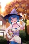  1girl absurdres blue_eyes blue_hair gloamy gloves hair_ornament hairclip halloween highres huge_filesize magical_girl mahou_shoujo_madoka_magica miki_sayaka short_hair smile white_gloves 