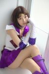  bishoujo_senshi_sailor_moon boots cosplay crossed_legs elbow_gloves fang kumi sailor_saturn tomoe_hotaru 