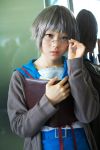  cosplay glasses kanata_(model) nagato_yuki photo suzumiya_haruhi_no_yuuutsu 