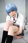  ayanami_rei blue_hair cosplay namada neon_genesis_evangelion photo 