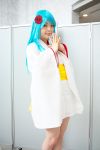  blue_hair cosplay dororon_enma-kun namada photo yukata yukiko_hime 