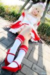  apron chii chobits cosplay kipi-san persocom photo socks waitress waitress_uniform 