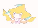  :t blush closed_eyes closed_mouth commentary_request crossed_arms full_body gen_3_pokemon jirachi mythical_pokemon no_humans pokemon pokemon_(creature) pout remon_(920moomin) simple_background solo white_background 