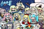  :3 a-87_banshee ahoge animal_ears aurora_(last_origin) blonde_hair blue_eyes blue_hair blush_stickers book campfire cardinal_armand cerestia_of_life charlotte_(last_origin) chef chef_hat chef_uniform chibi dark_elf dark_elven_forest_ranger dark_skin echidna_(last_origin) elf elven_forest_maker eyewear_on_head fire fork fox_ears fox_girl green_hair grey_hair gun hat heavenly_hirume jazz_jack last_origin maid_headdress mary_(last_origin) milk_carton mole mole_under_eye mole_under_mouth multicolored_hair musketeer oberonia_rhea orange_eyes p-22_harpyia pink_hair pointy_ears purple_hair revealing_clothes serapias_alice shorts signature snowflakes snowman sunglasses t-20s_gnome titania_frost two-tone_hair two_side_up violet_eyes weapon 