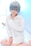  akira bottomless cosplay dress_shirt silver_hair togainu_no_chi touta_miya 