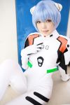  ayanami_rei blue_hair cosplay namada neon_genesis_evangelion photo plugsuit red_eyes 