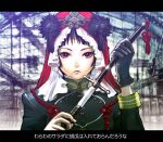  gloves hood military military_uniform nagasawa_shin original red_eyes sword uniform weapon 