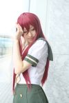  cosplay photo redhead sailor_uniform saya school_uniform shakugan_no_shana shana 