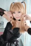  amane_misa blonde_hair cosplay death_note elbow_gloves goth kipi-san photo twintails 