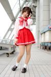  cosplay kipi-san photo school_uniform short_socks socks to_heart_2 twintails white_socks yuzuhara_konomi 
