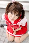  cosplay kipi-san photo school_uniform short_socks to_heart_2 twintails white_socks yuzuhara_konomi 