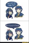  1boy 1girl blue_hair fire_emblem fire_emblem_awakening lucina lucina_(fire_emblem) marth marth_(fire_emblem) 