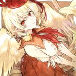  1girl animal_on_shoulder bird chick hisona_(suaritesumi) niwatari_kutaka solo touhou 