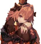  1boy absurdres astolfo_(fate) black_bow black_neckwear bow crown eyebrows_visible_through_hair eyes_visible_through_hair fate/apocrypha fate/grand_order fate_(series) hair_bow highres long_hair looking_at_viewer male_focus mini_crown multicolored_hair otoko_no_ko pink_eyes pink_hair same_(sendai623) smile solo streaked_hair white_hair 