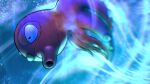  absurdres black_eyes blurry commentary dutch_angle gen_2_pokemon higa-tsubasa highres no_humans octillery octopus open_mouth pokemon pokemon_(creature) solo suction_cups 