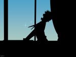  azumanga_daioh black blue kimura silhouette 