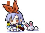  chibi disgaea pleinair rabbit sword white yagumo_kengou 