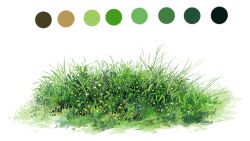  color_guide day flower grass home_nobi meadow nature no_humans original outdoors painterly scenery weeds 