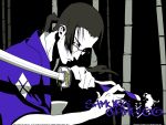  glasses japanese_clothes jin polychromatic samurai_champloo signed sword 