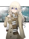  chemical-x coat glasses scarf silver_hair 