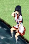  barefoot feet_in_water grass kirisato_itsuki nakoruru samurai_spirits soaking_feet water 