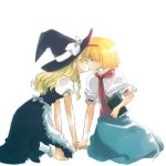  alice_margatroid bad_id blonde_hair kirisame_marisa kiss multiple_girls mutual_yuri natsume_(menthol) natsume_(n-k) touhou yuri 