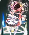  bad_id harepore japanese_clothes magic magic_circle maid miko pentagram school_uniform serafuku 