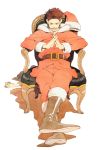  christmas death evil highres red_hair sitting tatsuyuki_tanaka 