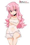  arms_crossed hips lingerie louise_francoise_le_blanc_de_la_valliere nightgown oekaki onija_taro onija_tarou panties pink_eyes pink_hair see-through sketch solo underwear zero_no_tsukaima 