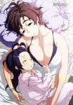  amaha_masane amaha_rihoko breasts cleavage duplicate sleeping sleepy witchblade 