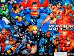  alien arsenal batman black_canary black_lightning bruce_wayne dark_skin dc_comics dinah_lance ed_benes fishnets green_lantern hal_jordan hawkgirl justice_league kryptonian pete_pantazis red_tornado roy_harper s_shield sandra_hope superman tagme the_flash vixen vixen_(dc) wonder_woman 