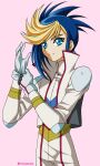  1boy ariamelos jacket multicolored_hair yuu-gi-ou yuu-gi-ou_arc-v yuugo_(yuu-gi-ou_arc-v) 