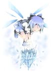  blue_hair cirno closed_eyes ham_(points) solo touhou 