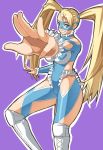  1girl blue_eyes boots mask nagase_haruhito rainbow_mika street_fighter street_fighter_zero_iii twintails 