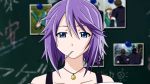  purple_hair rosario+vampire shirayuki_mizore short_hair 