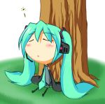  gobaku gobaku_arashi green_hair hatsune_miku lowres sleeping twintails vocaloid 