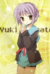  hands_clasped kamiyoshi nagato_yuki school_uniform suzumiya_haruhi_no_yuuutsu 