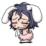  baku_taso bunny_ears chibi inaba_tewi itigekimaru lowres rabbit_ears touhou 