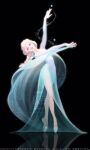  1girl ballerina ballet beling0210 disney frozen_(disney) pantyhose pointe_shoes 