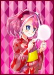  1girl hiiragi_yuzu kimono multicolored_hair pink_hair rukana short_twintails yuu-gi-ou yuu-gi-ou_arc-v 