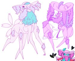  1other :3 alriune blue_eyes blue_feathers closed_mouth feathers flower force_(4sk_force) full_body hat hat_feather lobotomy_corporation looking_at_viewer monster pink_flower pink_hat project_moon purple_flower smile the_silent_orchestra 